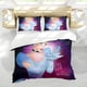 thumbnail image 5 of Cenicienta, la Princesa Conjunto de sábanas temático, trío de piezas, cómodo y amigable con la piel, diseño único, regalo de decoración para el hogar para familiares, amigos y fans,173cm *218cm, 5 of 6