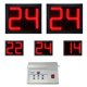 thumbnail image 1 of Reloj de Disparo de Baloncesto YZ Paquete de 2 con Panel de Control para Exterior, 1 of 7