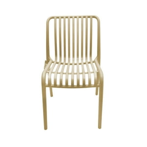 Silla Plástico Apilable Deco Bonn Beige Escandinavia Beige