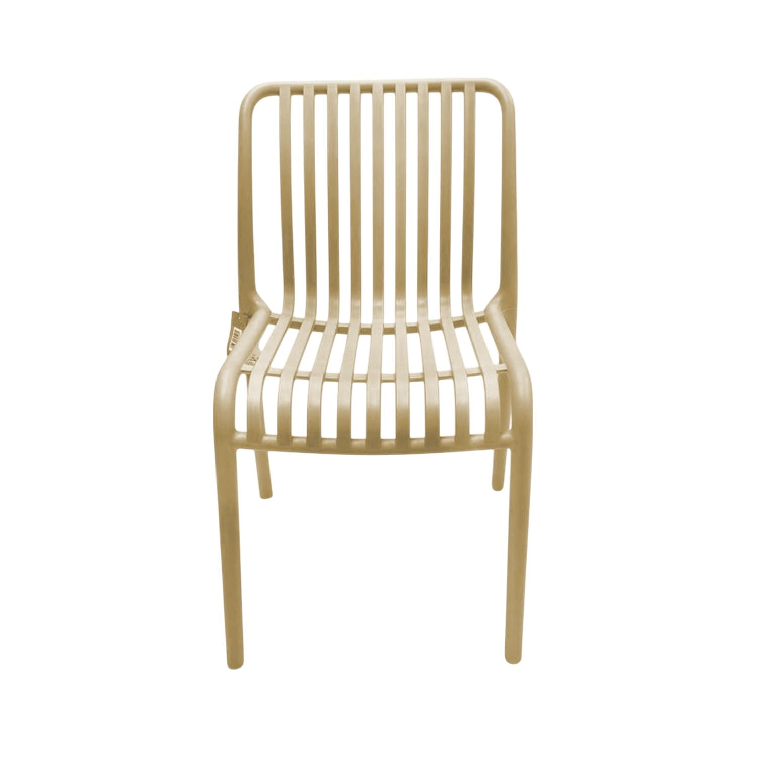 Silla Plástico Apilable Deco Bonn Beige Escandinavia Beige