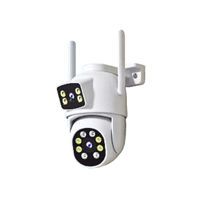 Genérico - Cámara De Vigilancia Con Lente Dual Wifi Full Hd + Sensor