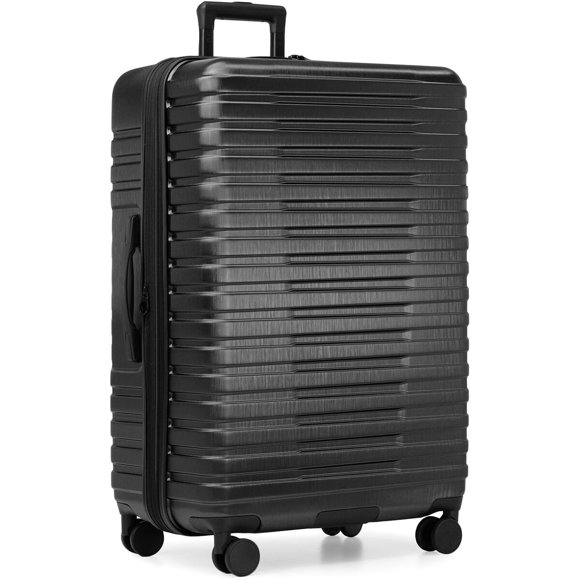 Maleta U.S. Traveler Boren de 30 pulgadas, poliuretano rígido, negra
