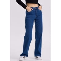 Fashionspark - Jeans Mujer Wide Leg Sofía Azul Oscuro
