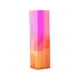 thumbnail image 1 of Florero Acrílico Maceta Columna Naranja Rosa, 1 of 3
