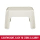thumbnail image 2 of Taburete Rubbermaid Roughneck Bisque ligero de 300 libras, 2 of 6