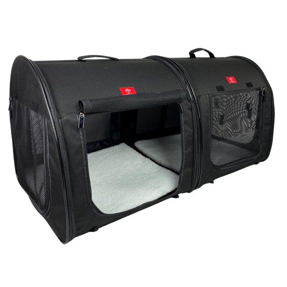 Transportadora para Mascotas One for Pets Portátil 51x51x99 cm Negra