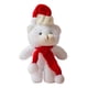 thumbnail image 2 of Adorno De Oso De Peluche Coleccionable, Muñeco De Oso De Peluche Para Niños, Niñas Y Niños, Oso Blanco, Bufanda Roja, 2 of 3