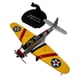 thumbnail image 2 of Modelo De Avión Amarillo Fundido A Presión A Escala 1/72 Para Estantería De Casa, 2 of 5