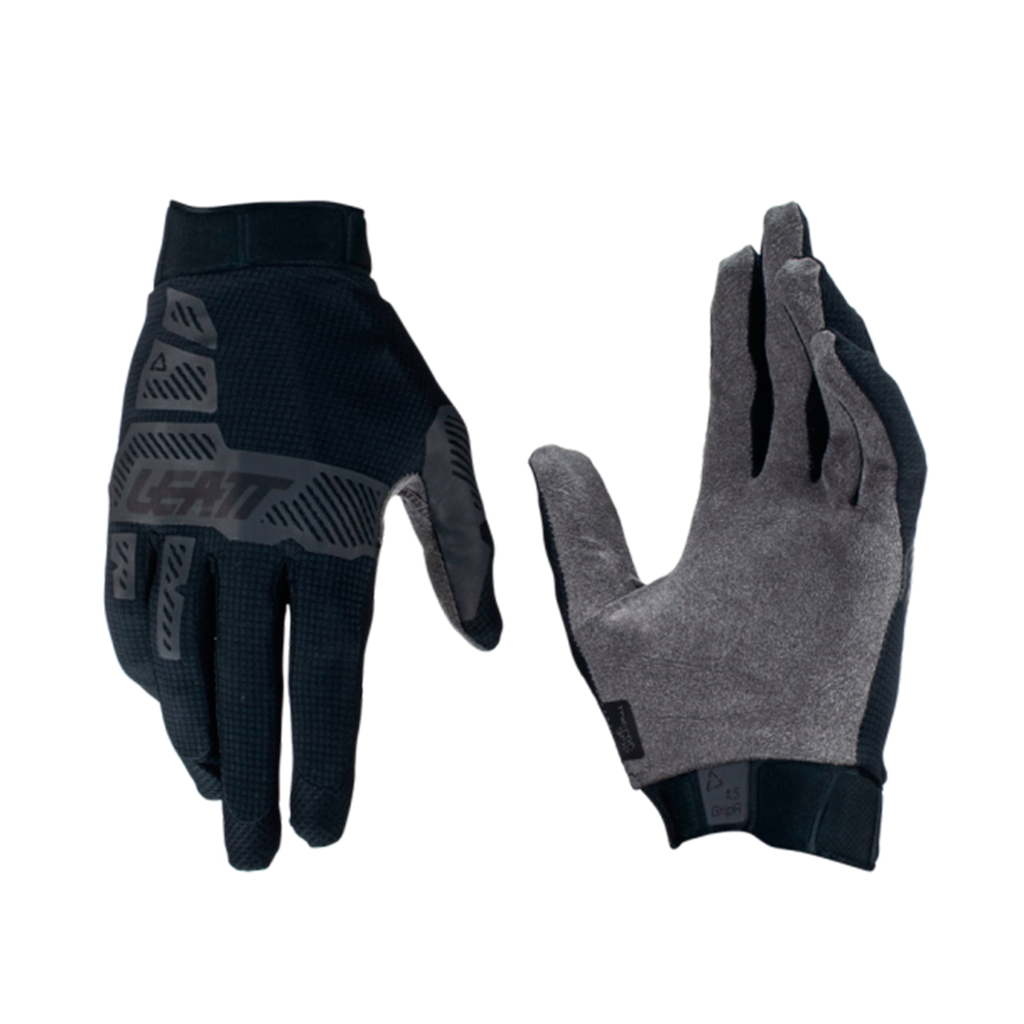 Leatt - Guantes Bicicleta Y Moto 1.5 Gripr Stealth S 8us