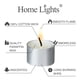thumbnail image 3 of Velas Tealight HomeLights con una duración de combustión de 8 horas, 3 of 6