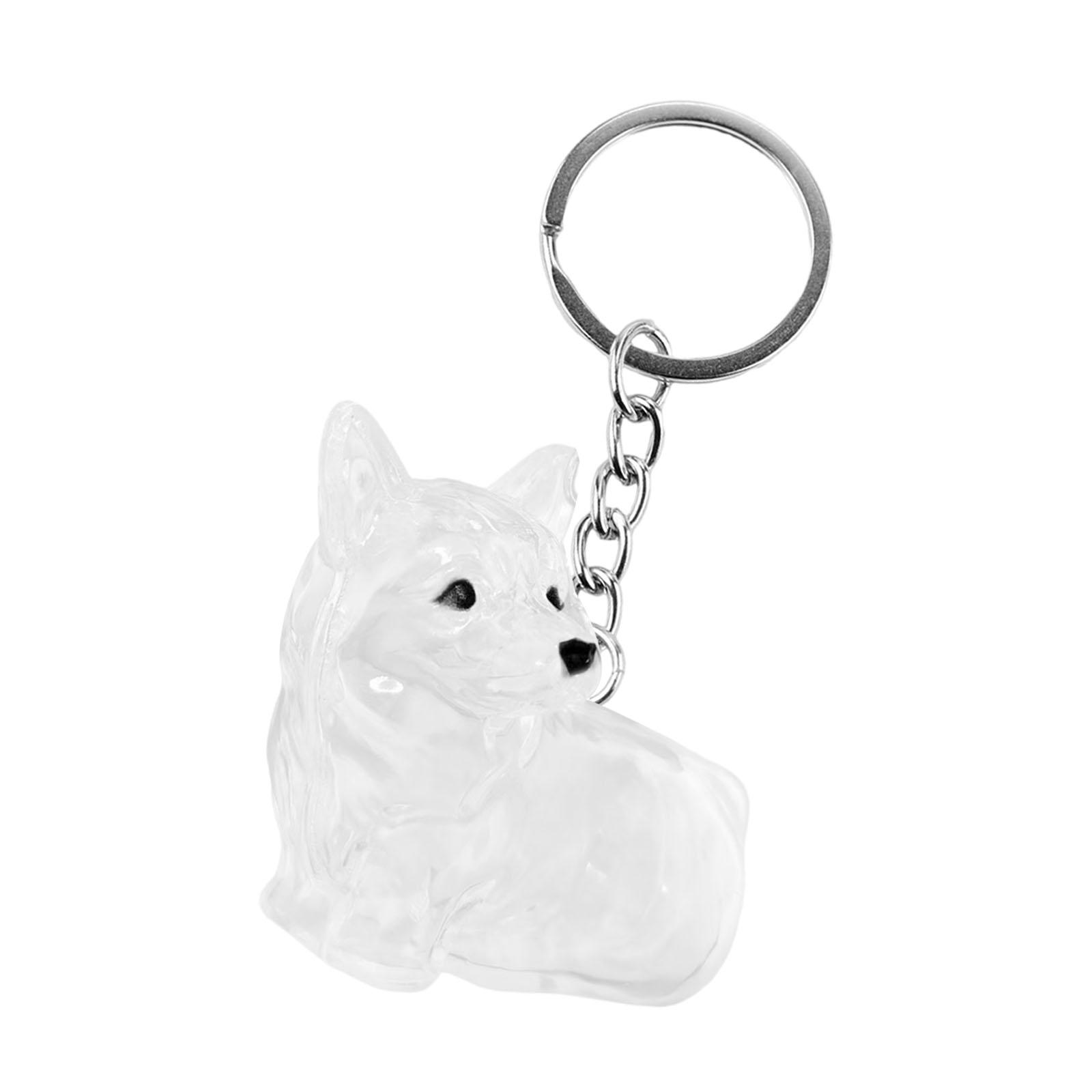 Magideal - Llavero Con Forma De Perro, Llavero Para Coche, Medallón Para El Pelo, Recuerdo Para Bolso, Abalorio Conmemorativo Para Botella, Llavero Para El Pelo Corgi