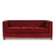 thumbnail image 3 of Sofa Roma 3 C Tela Velvet Burdeo, 3 of 6