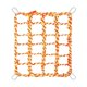 thumbnail image 1 of Hamaca Colgante Para Mascotas, Juguete Para Ratas, Red De Cuerda Para Pájaros, Para Cacatúas, Loros, Cacatúas, Color Naranja, 1 of 3
