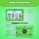thumbnail image 5 of Paquete Tableta y Reloj Inteligente Contixo 7" Verde, 5 of 7