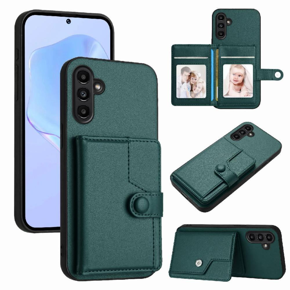 Foxdock Funda Para Samsung Galaxy A04s Con Bloqueo Rfid - Diseño Elegante Con Cierre De Botón