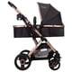 thumbnail image 3 of Coche Cuna Paseo Vox Negro Gold, 3 of 8