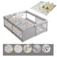 thumbnail image 2 of Corral Gimnasio de Juego con Alfombra Aro y Agarraderas Gris, 2 of 8