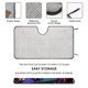 thumbnail image 2 of Los Doomies Parasol para Parabrisas Delantero Protector Plegable, Visera Solar para Auto Bloquea Rayos UV Mantiene tu Vehículo Fresco 130cm*70cm, 2 of 6