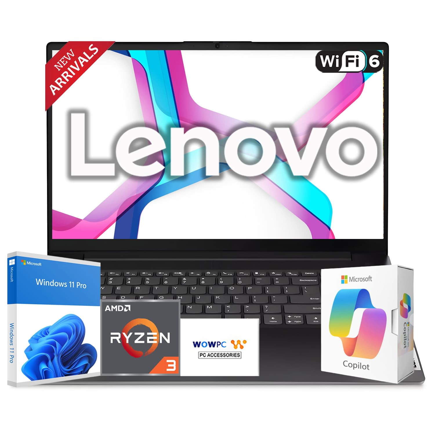 Ordenador Portátil Lenovo 2026 De Nueva Generación Ryzen 3 7000 16 Gb Ram 512 Gb Ssd