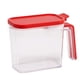 thumbnail image 3 of Multiuso Sal Condimento Tarro Titular Organizador Botes Macetas Para Cocina Rojo, 3 of 3