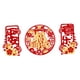 thumbnail image 1 of Pareados De Año Nuevo Chino 2025 Decoraciones De Año Lunar Para La Tienda De La Tienda Estilo De Oficina C C, 1 of 5