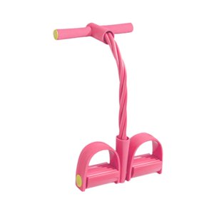 Magideal - Banda De Resistencia Para Pedales, Cuerda De Tensión Multifunción, Cuerdas Elásticas De Tracción, Bandas De Ejercicio, Equipo De Fitness Para Gimnasio Rosa