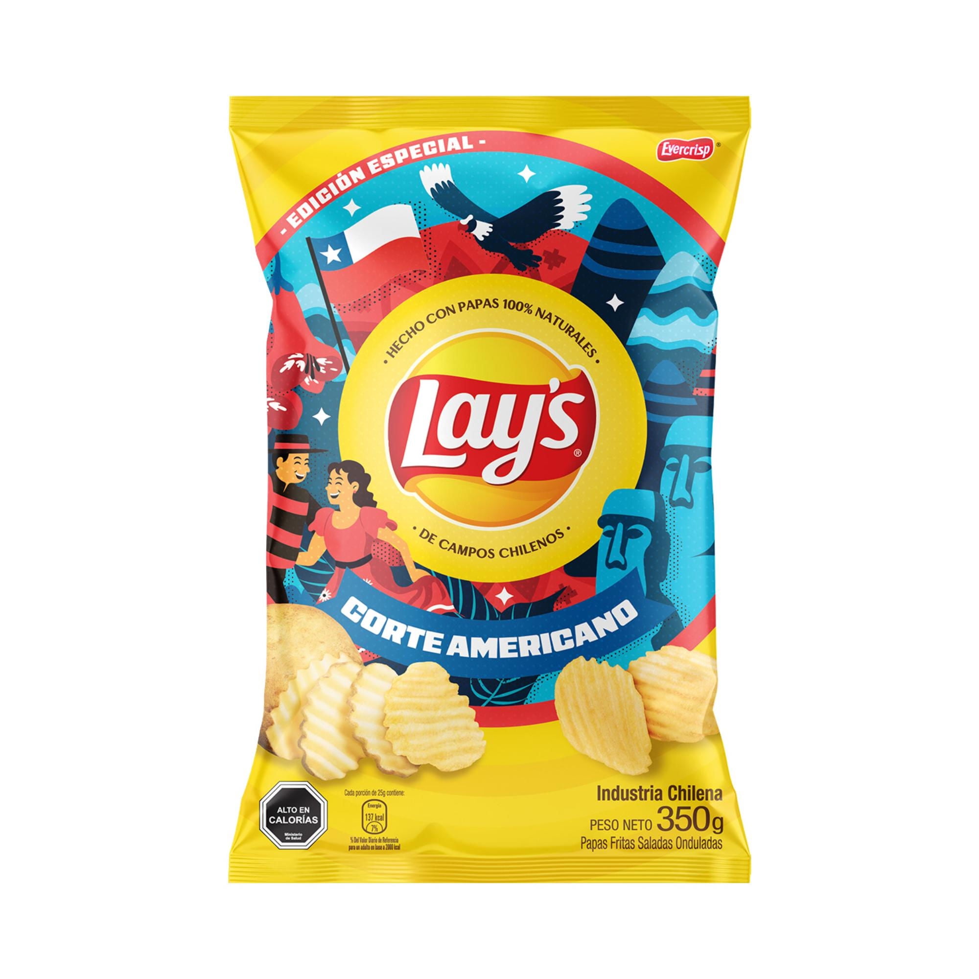 Papas Fritas Corte Americano 350 g Lay's
