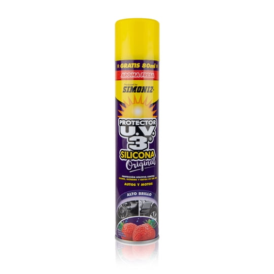 Silicona Protector Uv3 Aroma Fresa 400ml Simoniz
