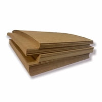 Genérico - Cartulina Kraft 200 Grs Tamaño Carta 50 Hojas Café