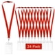 thumbnail image 1 of Lanyards De 24 Unidades Rojos Con Cierre De Seguridad Y Porta Credencial Impermeable, 1 of 6