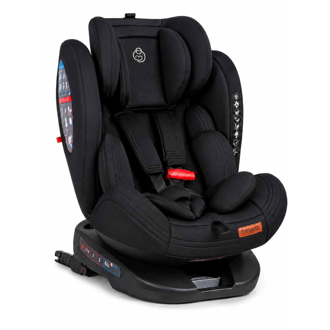 Bebesit - Silla De Auto Saturn 360° Premium Negro