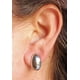 thumbnail image 3 of Aros Gota Espejo Plateada Sin Perforación Earcuff, 3 of 3