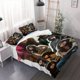 thumbnail image 1 of 3pcs Lisa Patchwork Poster Duvet Cover Set - bedding (Includes Duvet Cover + Pillowcases Filling Not Included), 1 of 5