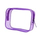 thumbnail image 5 of Estuche de maquillaje transparente, organizador de maquillaje, compacto, impermeable, ligero, bolsa de cosméticos, bolsa de cosméticos de PVC para el Púrpura M, 5 of 5