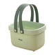 thumbnail image 4 of Organizador Tote de almacenamiento Bolsa de artículos de tocador Caja de basura Multipropósito con asa Cesta de ducha de drenaje rápido Cesta de ducha Verde, 4 of 5