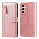 thumbnail image 1 of Funda con Cremallera para Samsung Galaxy A05s, Carcasa Cartera de Cuero PU con Soporte y Tarjetero, 1 of 6