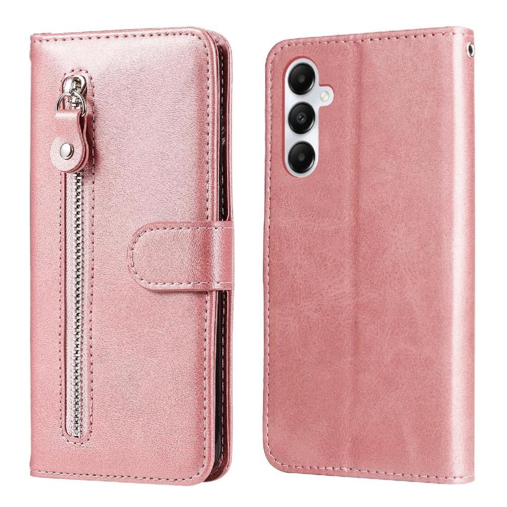 Gangxun - Funda Con Cremallera Para Samsung Galaxy A05s, Carcasa Cartera De Cuero Pu Con Soporte Y Tarjetero