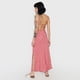 thumbnail image 2 of Vestido Mujer Largo Escote V Animal Print Rojo Corona, 2 of 5