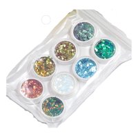 Hangar77 - 8 Lentejuelas Glitter Nácar Decoración Uñas Ojos Cuerpo