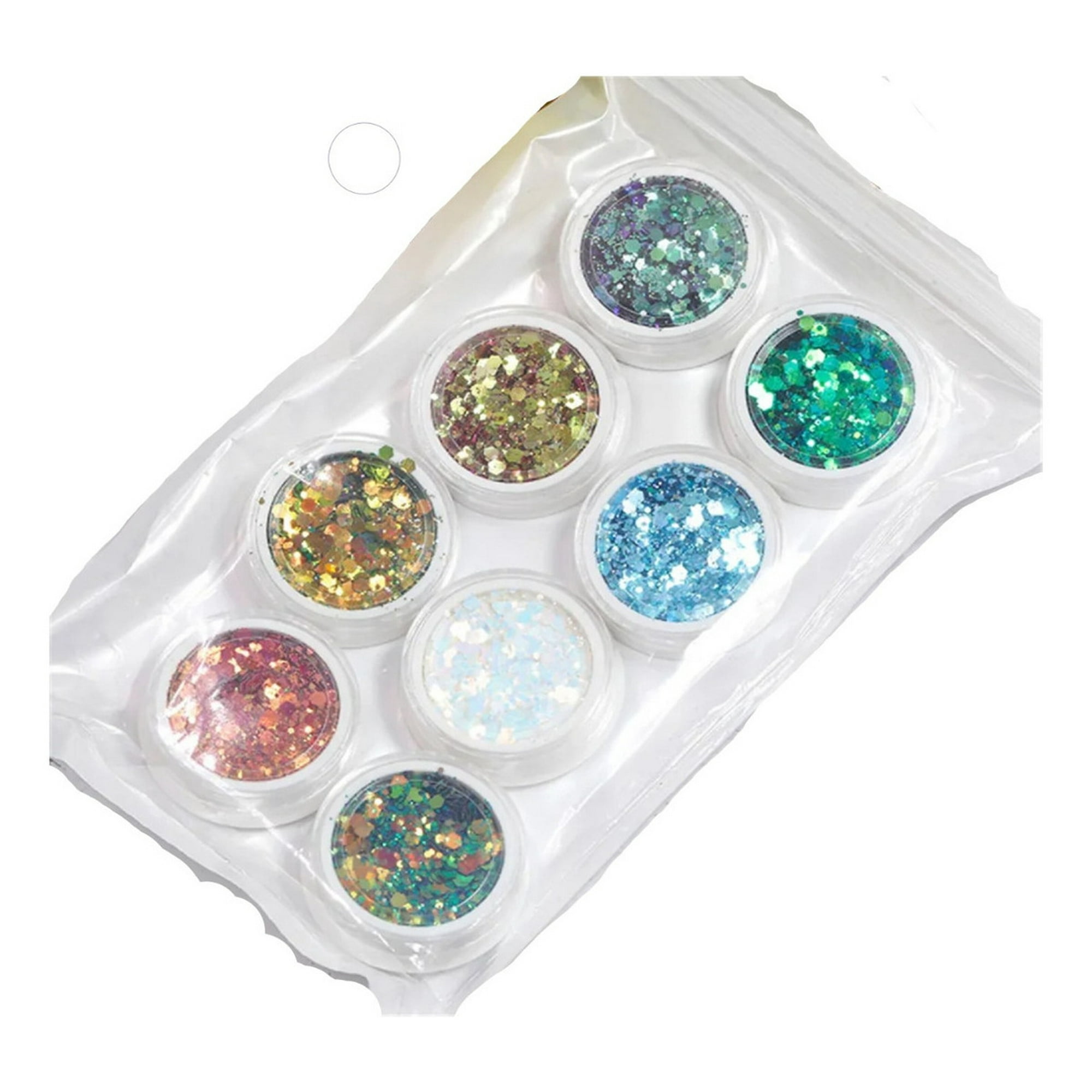Hangar77 - Glitter Para Resina Uv 8 Colores Nácar Aros Llaveros