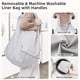 thumbnail image 3 of Cesto de ropa Storage Maniac Rolling, 3 secciones, 120 L, gris, 3 of 8