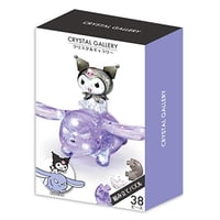 Crystal Gallery - Hanayama 38 Piezas Galería De Cristal Sanrio Kuromi Rompecabezas 3D