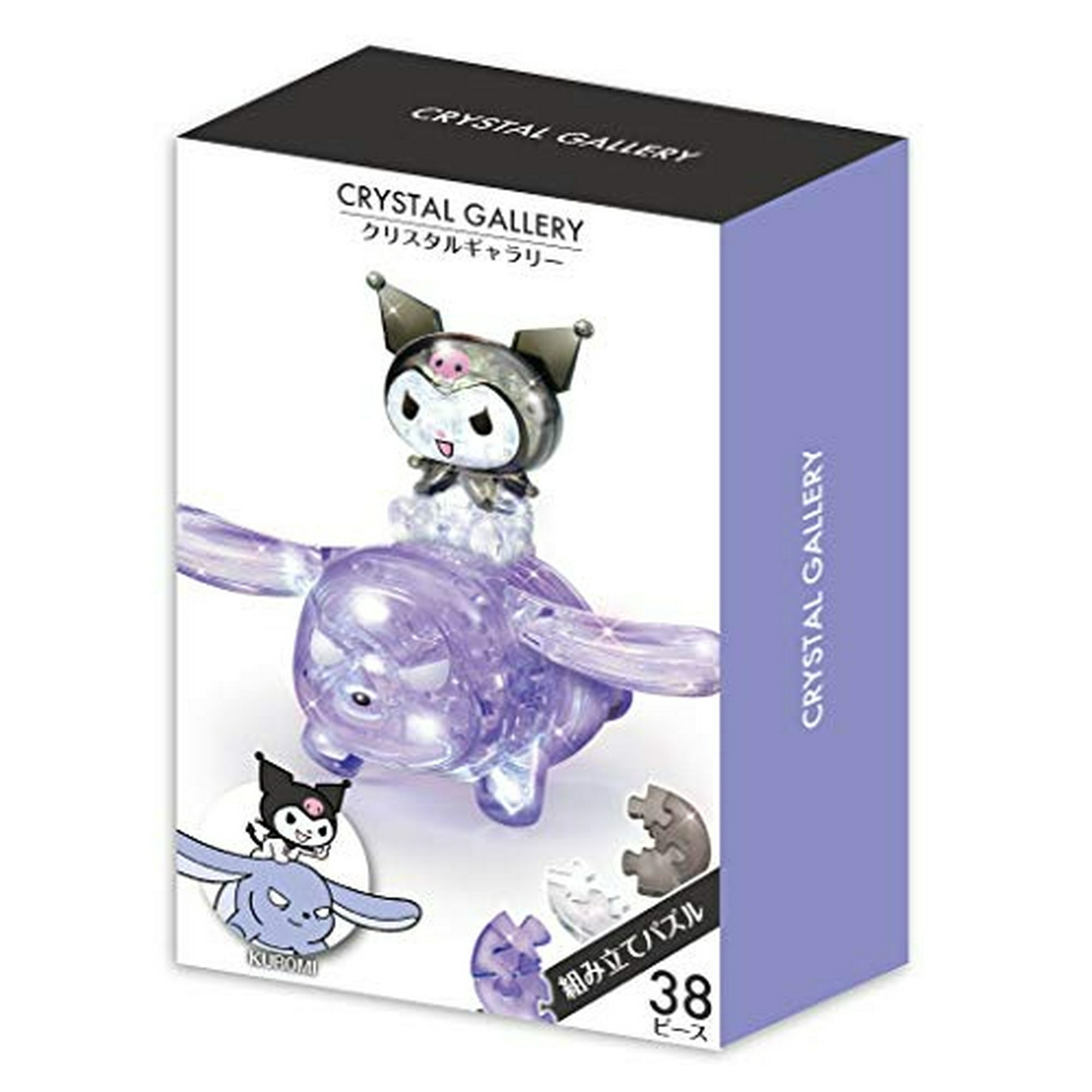 Crystal Gallery - Hanayama 38 Piezas Galería De Cristal Sanrio Kuromi Rompecabezas 3d