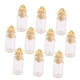 thumbnail image 1 of 10 Piezas Mini Botellas De Corcho De Vidrio Vacías Colgantes Encantos Frascos Botellas De Deseos Transparentes, 1 of 3