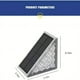 thumbnail image 3 of 2pcs Solar Step Lights LED Solar Stair Lights Outdoor Waterproof Solar Step Lights For Hallway Path Doorway Garage Doorway, White, 3 of 4