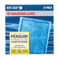 Cartucho De Filtro Marineland Rite-Size C Para Penguin, Paquete De 6
