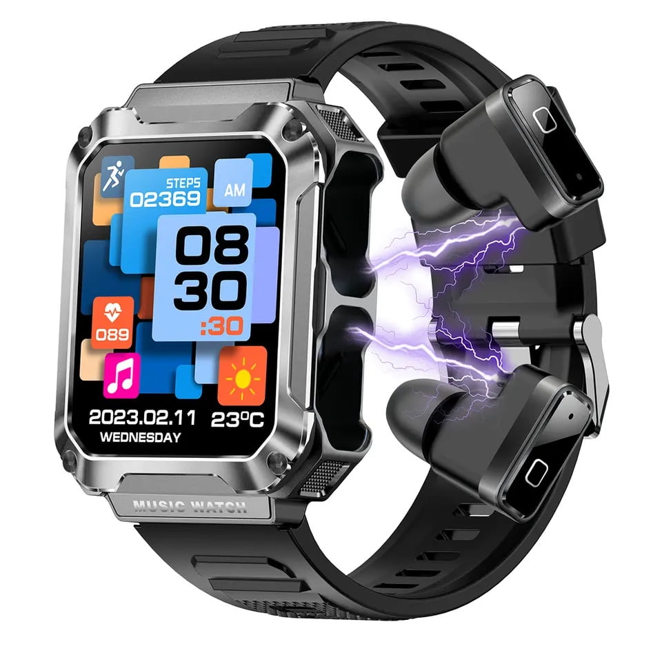 Reloj Inteligente Smartwatch Pantalla Amoled Ip68 Con Auriculares T93