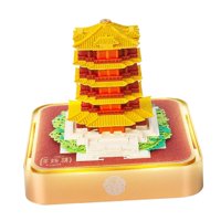 Magideal - Bloc De Notas Con Calendario 3D 2025 Calendario Creativo Con Calendario 3D Notas Para Postear Calendarios Artísticos Para Tallado De Papel Para El Día Torre De La Grulla Amarilla