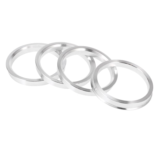 Unique Bargains 4 piezas OD 2.92" a ID 2.52" Anillos Centradores de Cubo de Coche de Aleación de Aluminio Espaciador de Centro de Rueda