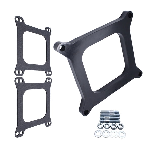 Espaciador de carburador fenólico de 1/2", R9139 Reemplace el espaciador de carburador de orificio cuadrado de centro abierto de plástico de 0,5",
